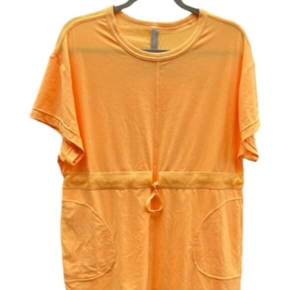Athleta EUC Women's Acapulo Orange Cross Current Activewear Dress Size XSmall - Picture 3 of 15